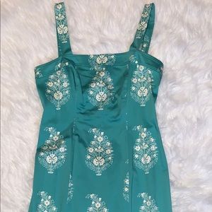 Jones New York Stretch Dress - green